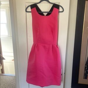 Kate Spade Blaze A Trail Pink & Black Bow Dress